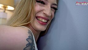 Horny Brunette Cutie Emma Wolfe Devours Big Cock Then Gets Twat Pounded Hard in Casting Fuck