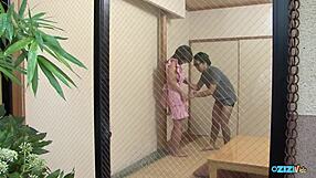 Super Excited Young Big Tits Bent Over Doggy for Old Man's Rough Meat!