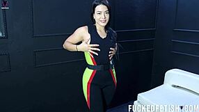 Ever seen moonblack's curvy latina ass in tight spandex for this vintage neoprene retro tease?