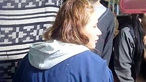 we were webcamming with fati then got solo doggystyle flashing!