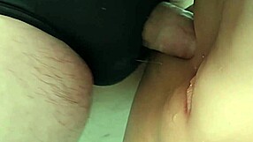 her tight ass squeezes out my hot load