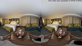 Big black cock stretches petite rory knox in vr sex fun