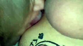 Kamila Dives Deep into Ass Licking Rimjob Fetish Closeup.
