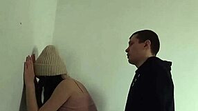 Quick entrance fuck with classmate ends in mouth cumshot!