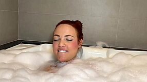 Nicole romanoff's huge latina tits bounce hard in hydro pool fuckfest