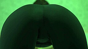 Blowjob sounds mix with yoga pants pussy closeup 69
