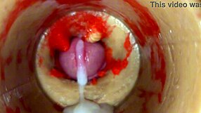 Camera Buried in Tight Pussy Catches Huge Creampie Explosion 4K