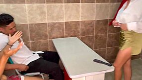 wanna see milf teacher deepthroat two students in steamy threesome part 1