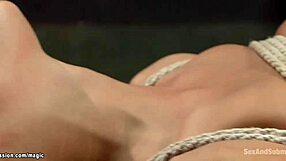 blonde slave bound gagged deepthroats monster cocks rough