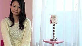 Innocent looking Ako Nishino hides super slutty side with hypnotic gaze handjob blowjob creampie