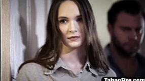 naughty stepsisters lose virginity in first time 3some cheating fuck with hardcore horny amish boy