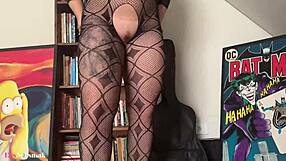 hot blonde elis nebsniak dresses as sexy halloween bunny and masturbates to juicy orgasm