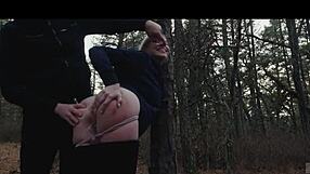 hey you two pervs dragging that bubble butt milf deep into the forest for kinky anal submission... wild right?