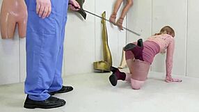 Wacky teen brought to asshole asylum for awkward anal treatment