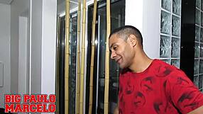 that nerd with huge cock fucked the curvy latina hottie hard in the bathroom