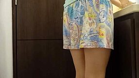 imagine spying on this hot venezuelan nurse milet peeing publicly in her miniskirt on hidden cam