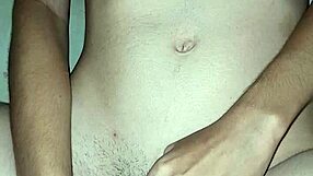 rubbing juicy clit inserting dildo hairy pussy cumming hard