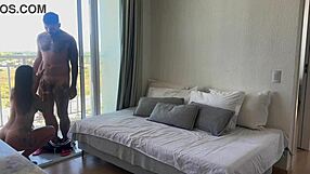 chubby bodybuilder with big clit and hairy pussy gets fingered hard!