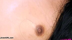 What if cute teen brunette strips sexy body on casting sofa?