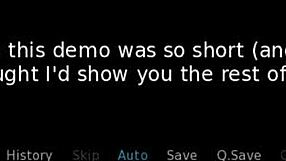 Blonde Lesbians Play X-Ray Eyes Game Demo with Intense Eye Contact