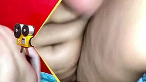 Big Arab Cock Fucks Pretty Wife's Shaved Pussy in Bedroom Creampie Homemade