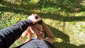 Ever Wondered If a Young Slut Sucks Stranger Cock in Public Woods?