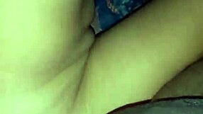 young latina virgin pussy stretched by friend's massive black cock in quick interracial cuckold fuck