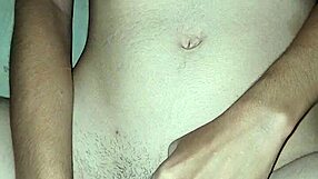 rubbing juicy clit inserting dildo hairy pussy cumming hard