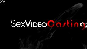 brunette with brown eyes and small tits sweetly sucks down meat pipe