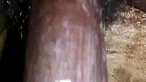 Wow! Bigblackie Shaves His Massive Black Monster Cock!