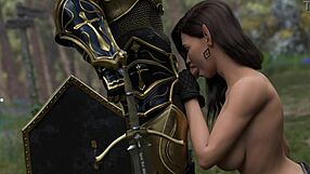 two hot girls ride suck big cocks in outdoor public roleplay game creampie