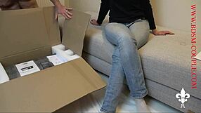 bdsm femdom slave locked in cage takes machine assfucking