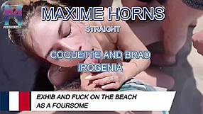 two skinny sluts bareback fucked outdoor cum swapping wild beach group heat