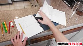 stepmom dressed as easter bunny kneels for taboo pov blowjob sucking hard