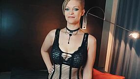 She fists fingers her gaping wet pussy insanely wide