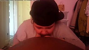 sucking my dick so good she can't get enough of that thick load