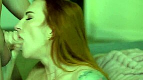 Sophia Locke, stunning redhead milf with sexy tattoos, deepthroats and fucks Jay Romero's monster cock like a pro