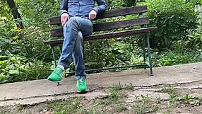 😍 milf spreads legs wide pissing outdoors... i get so excited watching her!