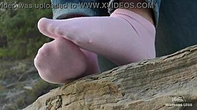 goddess socks hide tempting beautiful feet closeup