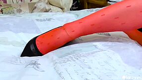 chubby trisha teases plump tits in solo vibrator play