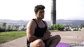 scarlet de sade spreads bejeweled asshole wide for ramon nomar's deep gaping anal