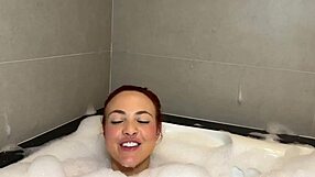 Nicole romanoff's huge latina tits bounce hard in hydro pool fuckfest