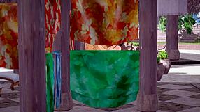 pehkoi forced pool fun with naughty bikini nao straight leaf chan