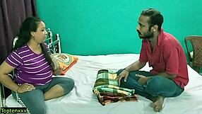 Young Sales Boy Pounds Bent Over Bhabhi Doggystyle with Dirty Audio Creampie