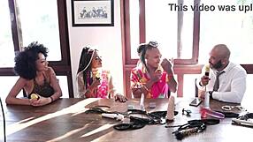 Black RJ couple dives into porn from swinger scene first red sheer calls