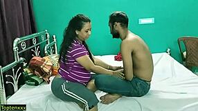 Young Sales Boy Pounds Bent Over Bhabhi Doggystyle with Dirty Audio Creampie
