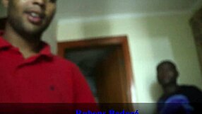 Caught stepmom watching black friend shower then we shared intense threesome full video on red sheer