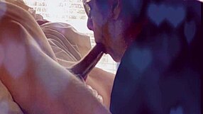 Girlfriend Relaxes Throating Long Uncut Cock Deep