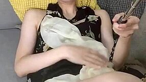 Korean Like Japanese Shemale Moans Sexy Voice in Masturbation 9