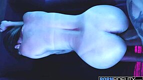 Athena Faris facialed hard under pretty lights, craving that cum?